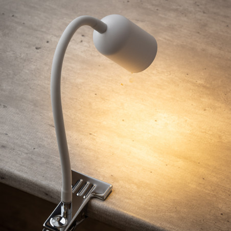 Lampka klips Top biała TK Lighting - Nowoczesne oświetlenie