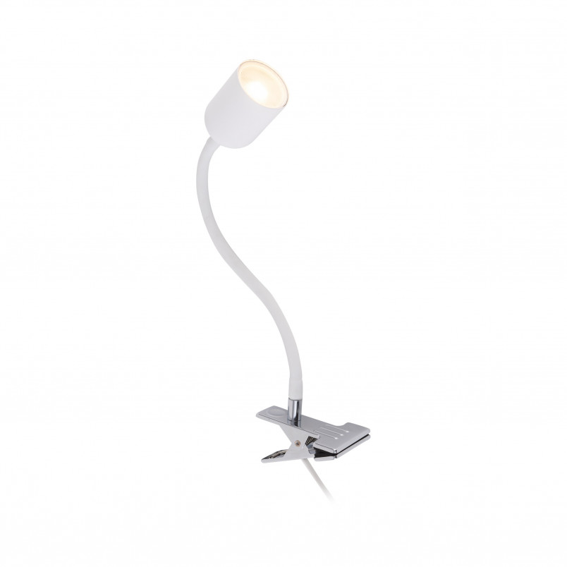 Lampka klips Top biała TK Lighting - Nowoczesne oświetlenie