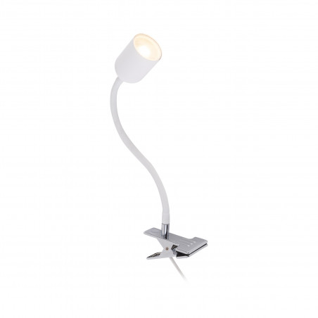 Lampka klips Top biała TK Lighting - Nowoczesne oświetlenie