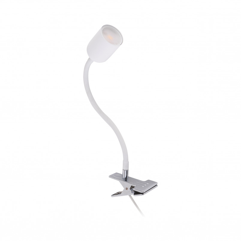 Lampka klips Top biała TK Lighting - Nowoczesne oświetlenie