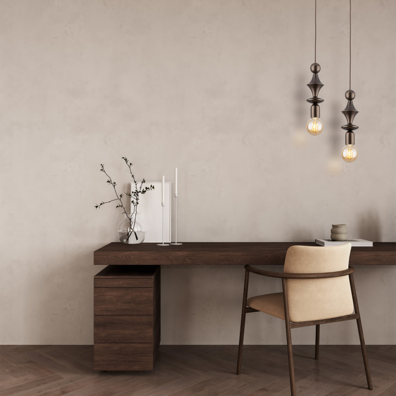 Lampa wisząca Tower Brown TK Lighting - Skandynawski Design