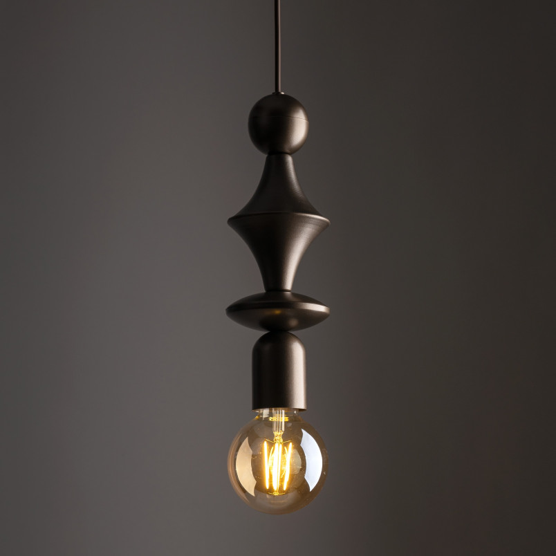 Lampa wisząca Tower Brown TK Lighting - Skandynawski Design