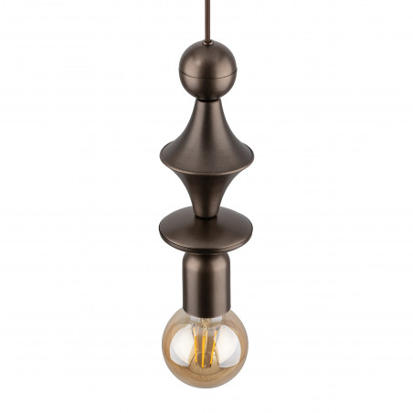 Lampa wisząca Tower Brown TK Lighting - Skandynawski Design