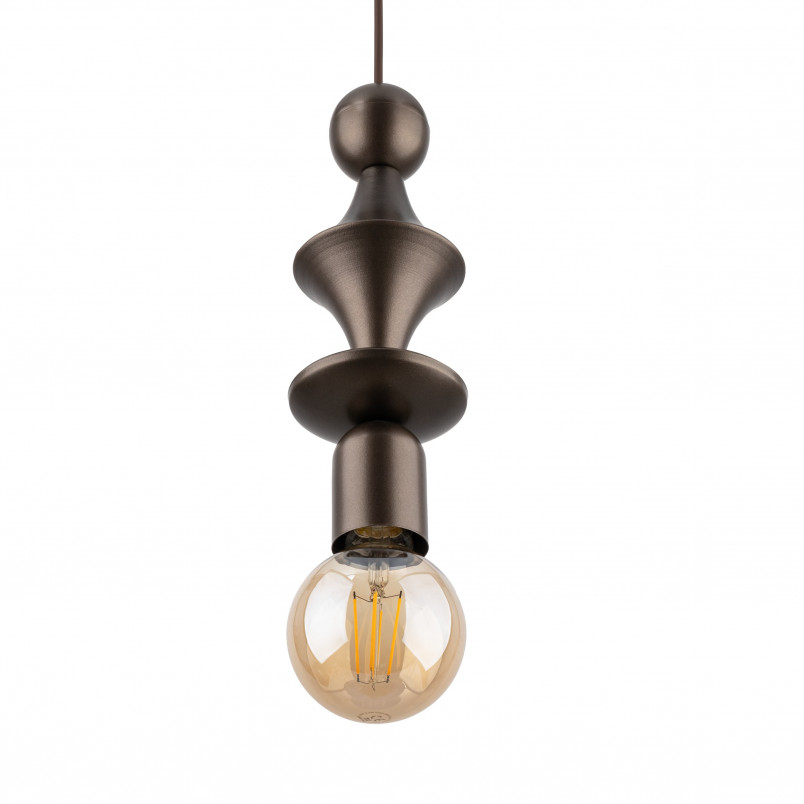 Lampa wisząca Tower Brown TK Lighting - Skandynawski Design