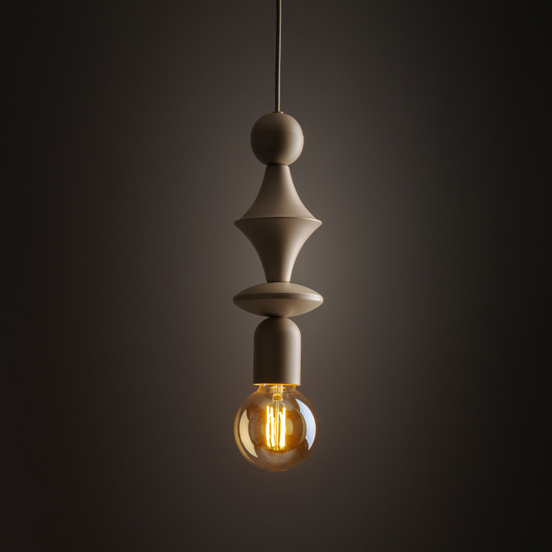 Lampa wisząca Tower Sabia beżowa TK Lighting | Skandynawski design