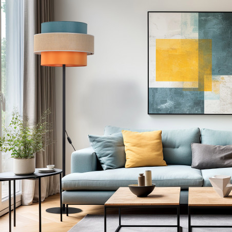 Lampa podłogowa Trio Juta II | TK Lighting - Boho, Retro