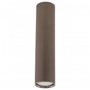 Lampa spot tuba ryflowana Tune - TK Lighting | Brązowa