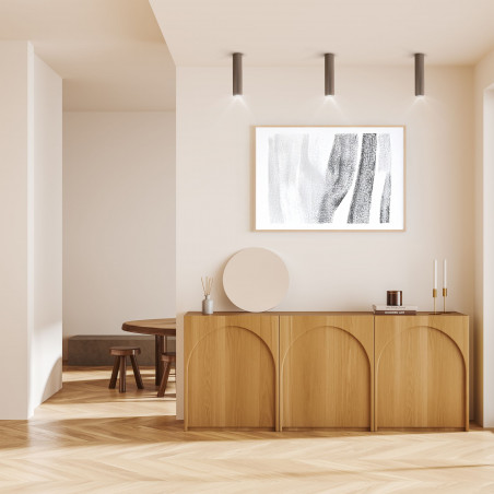Lampa spot tuba ryflowana Tune - TK Lighting | Brązowa