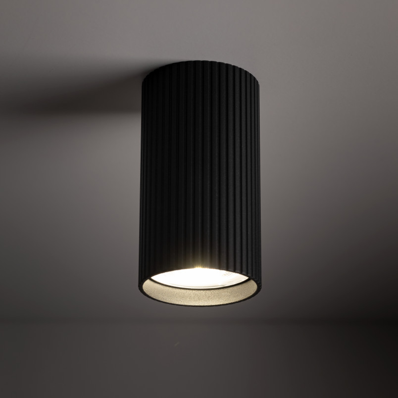 Lampa spot tuba czarna TK Lighting - nowoczesny design