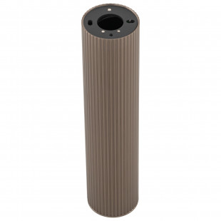 Lampa spot tuba ryflowana Tune - TK Lighting | Brązowa