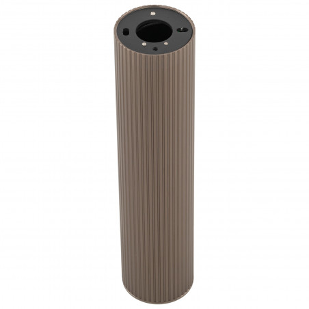 Lampa spot tuba ryflowana Tune - TK Lighting | Brązowa