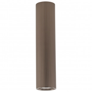 Lampa spot tuba ryflowana Tune - TK Lighting | Brązowa