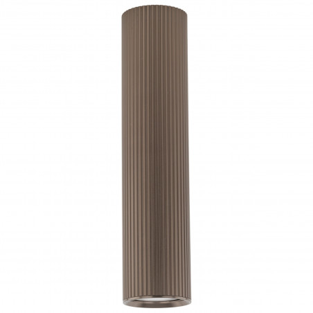 Lampa spot tuba ryflowana Tune - TK Lighting | Brązowa