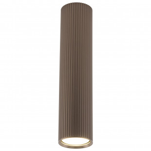 Lampa spot tuba ryflowana Tune - TK Lighting | Brązowa