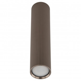 Lampa spot tuba ryflowana Tune - TK Lighting | Brązowa
