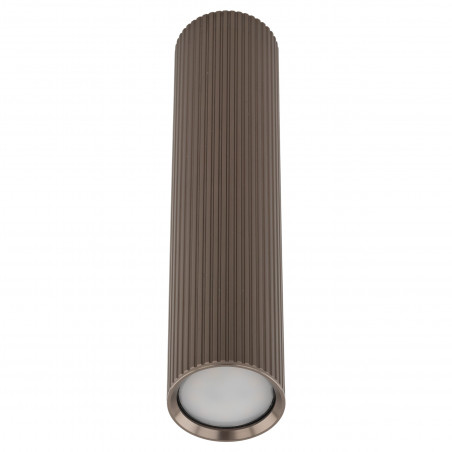 Lampa spot tuba ryflowana Tune - TK Lighting | Brązowa