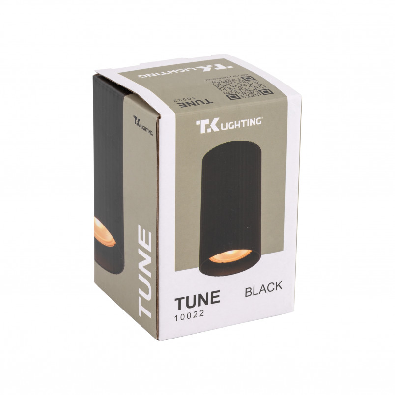 Lampa spot tuba czarna TK Lighting - nowoczesny design
