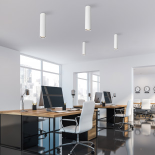 Lampa spot tuba biała TK Lighting | Downlight GU10