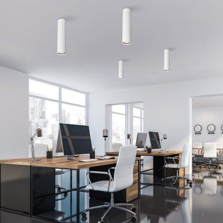 Lampa spot tuba biała TK Lighting | Downlight GU10