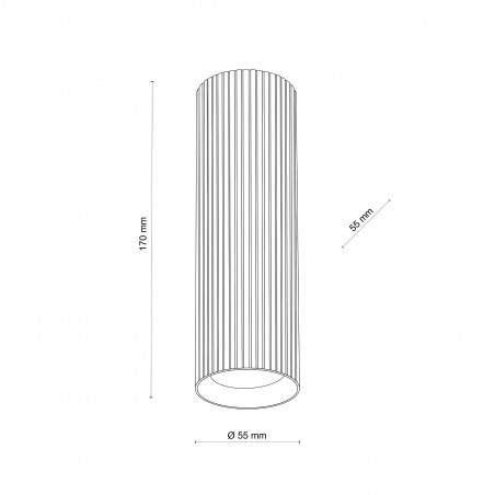 Lampa spot Tune biała TK Lighting | Nowoczesny design