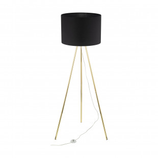 Lampa Umberto | Złoty Trójnóg, Czarny Abażur | TK Lighting