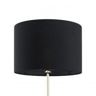 Lampa podłogowa Umberto | Czarna i złota | TK Lighting