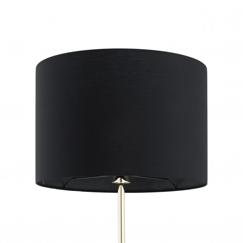 Lampa podłogowa Umberto | Czarna i złota | TK Lighting