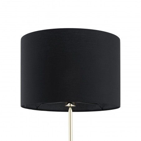 Lampa podłogowa Umberto | Czarna i złota | TK Lighting