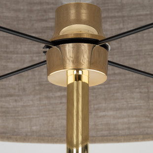Lampa podłogowa Umberto | Len/Złoto | TK Lighting