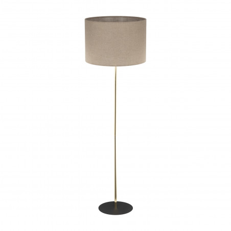 Lampa podłogowa Umberto | Len/Złoto | TK Lighting