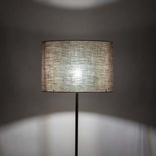 Lampa podłogowa Umberto | Len/Złoto | TK Lighting