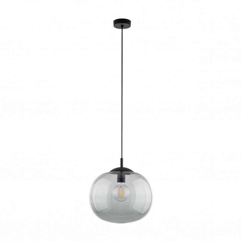 Lampa wisząca Vibe - grafitowa, szklana - TK Lighting