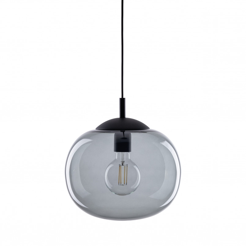 Lampa wisząca szklana Vibe - TK Lighting | Grafitowa, 30cm