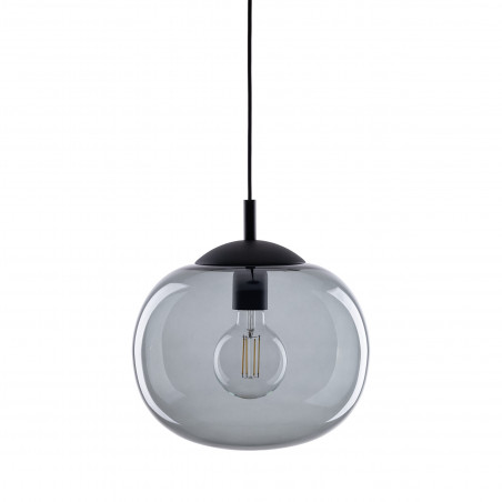 Lampa wisząca szklana Vibe - TK Lighting | Grafitowa, 30cm