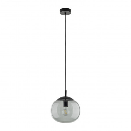Lampa Wisząca Szklana Vibe - TK Lighting | Grafitowa, 25cm