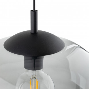 Lampa wisząca Vibe - grafitowa, szklana - TK Lighting