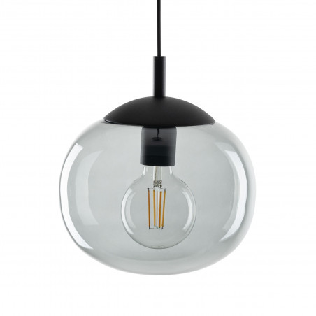 Lampa wisząca Vibe - grafitowa, szklana - TK Lighting