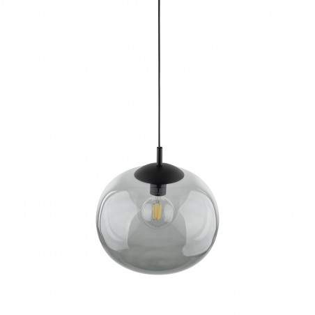 Lampa wisząca Vibe - grafitowa, szklana - TK Lighting