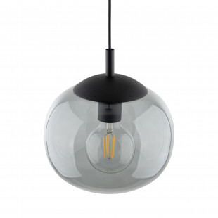 Lampa Wisząca Szklana Vibe - TK Lighting | Grafitowa, 25cm
