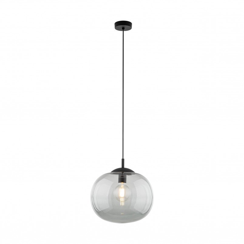 Lampa wisząca Vibe - grafitowa, szklana - TK Lighting