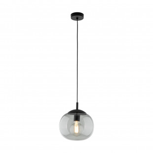 Lampa Wisząca Szklana Vibe - TK Lighting | Grafitowa, 25cm