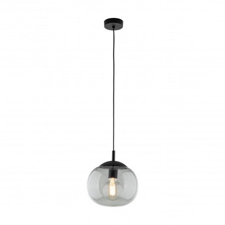 Lampa Wisząca Szklana Vibe - TK Lighting | Grafitowa, 25cm