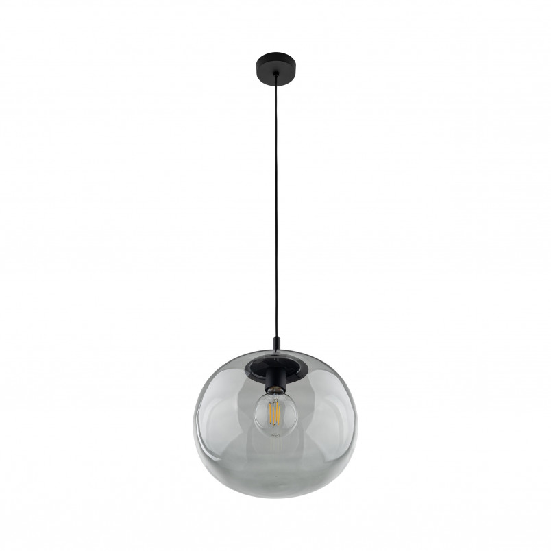 Lampa wisząca Vibe - grafitowa, szklana - TK Lighting