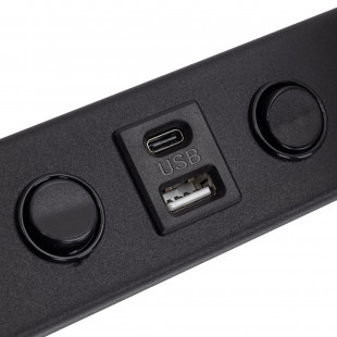 Kinkiet szklany z lampką i USB | TK Lighting - Nowoczesne oświetlenie