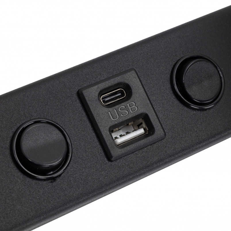 Kinkiet szklany z lampką i USB | TK Lighting - Nowoczesne oświetlenie