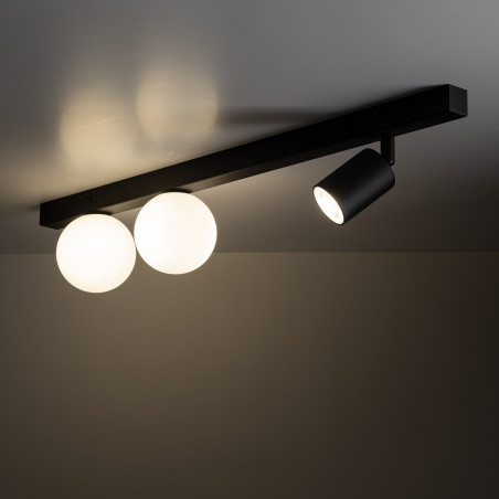 Reflektor sufitowy 3 punktowy biało-czarny TK Lighting | TK Lighting