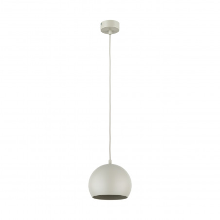 Lampa wisząca Zoe - beżowa kula metalowa | TK Lighting