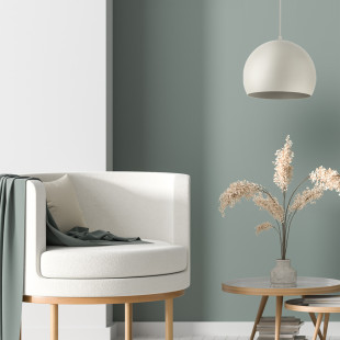 Lampa wisząca Zoe - beżowa kula metalowa | TK Lighting