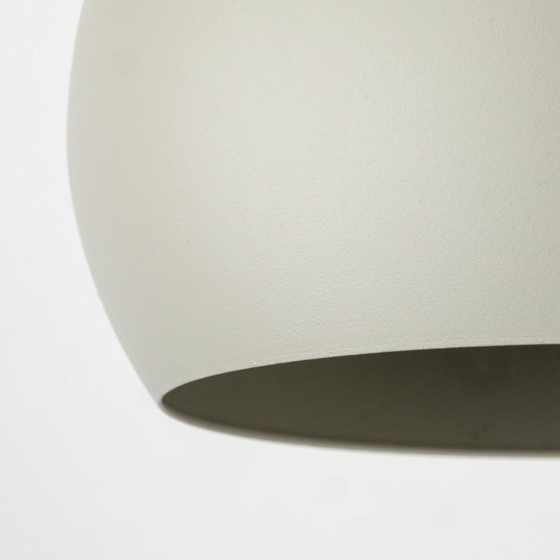 Lampa wisząca Zoe - beżowa kula metalowa | TK Lighting