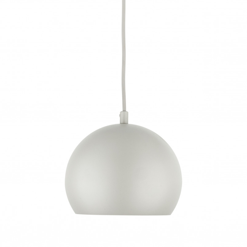Lampa wisząca Zoe - beżowa kula metalowa | TK Lighting